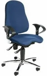 Topstar B&uuml;rostuhl Sitness&reg; 10, SI59UG26 blau, chrom Stoff