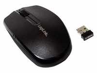 LogiLink - Maus - rechts- und linkshändig - optisch - 3 Tasten - kabellos - 2.4 GHz