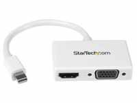 StarTech.com Reise A/V Adapter: 2-in-1 Mini DisplayPort auf HDMI oder VGA Konverter