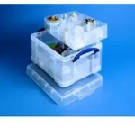Really Useful Boxes 21C+2xDIV, Aufbewahrungsbox, Transparent, Rechteckig,