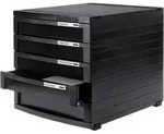 HAN Schubladenbox CONTUR 1505-13 Schwarz DIN A4, DIN B4, DIN C4 Anzahl der