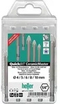 Bohrersatz QuickBit&reg; Ceramik Master 5-tlg.D.4,5,6,8,10mm Schaft 6 kant HELLER