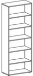 Geram&ouml;bel Regal Flex S-386001-A 6OH 6B&ouml;den 800x2.160x400mm ah