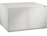 C+P Flachablageschrank 7201000S10183 760x1350x960mm lgr