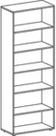 Geram&ouml;bel Regal Flex S-386001-B 6OH 6B&ouml;den 800x2.160x400mm bu