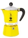 Bialetti Rainbow, 0,06 l, Aluminium, Thermoplast, Gelb, 140 mm, 6,2 cm
