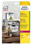 Avery Zweckform L4719 - Polyester - matt - permanenter Klebstoff - wei&szlig; - A6 (105 x