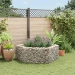 vidaXL Sechseckiges Gabionen-Hochbeet 160&times;140&times;50 cm