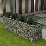 vidaXL Gabionen-Hochbeet Stahl 360&times;90&times;100 cm