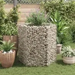 vidaXL Sechseckiges Gabionen-Hochbeet 100&times;90&times;100 cm