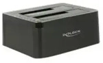 "Delock Dual Docking Station SATA HDD > USB 3.0 with Clone Function -