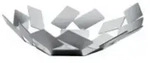 Alessi MT01, Edelstahl, Grau, Transparent, 245 mm, 232 mm, 62 mm