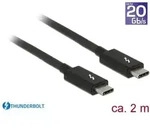 Delock Thunderbolt Anschlusskabel Thunderbolt&trade; (USB-C&reg;) Stecker, Thunderbolt&trade;