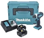 Makita DTD 152 RMJ 18V Li-Ion Akku Schlagschrauber im Makpac mit 2x 4,0 Ah Akku...