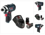 Bosch GDR 12V-105 Akku Drehschlagschrauber 12V 105Nm + 2x Akku 2,0Ah +...