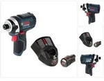 "Bosch GDR 12V-105 Akku Drehschlagschrauber 12V 1/4" 105Nm + 1x Akku 2,0Ah +