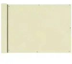 vidaXL Balkonsichtschutz Oxfordgewebe 75x400 cm Creme