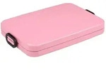 Mepal Lunchbox Take a Break flat &ndash; Nordic pink &ndash; 900 ml Inhalt &ndash; Brotdose f&uuml;r