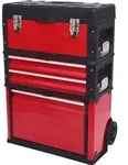 KS Tools 850.0340 Fahrbarer Kunststoff-Stahlblech-Werkzeugkasten