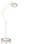 Lumeno LED Lupenleuchte 721X-MKIII, inkl. Rollstativ 6159, 5 Dioptrien, grau