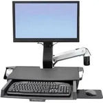Ergotron StyleView&reg; Sit-Stand Combo 1fach Monitor-Wandhalterung 25,4 cm (10 ) - 61,0