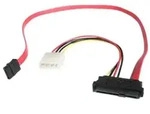 StarTech.com SAS auf SATA Slimline Kabel - SAS SATA SFF-8482 mit IDE Stromkabel - 1 x