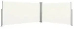 vidaXL Ausziehbare Seitenmarkise 160x600 cm Creme