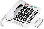 Geemarc CL 100 Schnurgebundenes Seniorentelefon Wei&szlig;