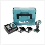 "Makita DTD 154 RTJ Akku Schlagschrauber 18V 1/4" 175Nm Brushless + 2x Akku...