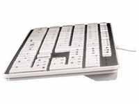 Hama Tastatur Rossano 00050453 USB weiß