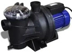 Schwimmbadpumpe Umw&auml;lzpumpe Poolpumpe Pumpe elektronik blau 1200W
