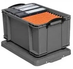 Aufbewahrungsbox 48,0 l - 60,0 x 40,0 x 31,5 cm silber 48S