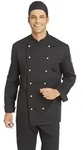 Kochjacke Unisex schwarz, Gr. 48