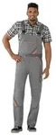 Visline Latzhose zink/orange/schiefer Gr&ouml;&szlig;e 24