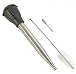 Westmark 6140 22 60 Bratensaftspritze, Edelstahl, silber/schwarz, 3-teilig (1 Set)