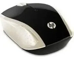 HP 200 Maus Funk Optisch Schwarz, Gold 3 Tasten 1000 dpi