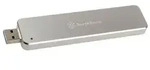 SST-MS09S USB 3.1-Laufwerksgeh&auml;use in Silber