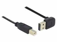 DeLOCK Easy - USB-Kabel - USB (M) 90° abgeschrägt, umkehrbar bis USB Typ B (M)