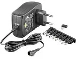 Goobay 53998 Steckernetzteil, einstellbar 3 V/DC, 4.5 V/DC, 5 V/DC, 6 V/DC, 7.5...