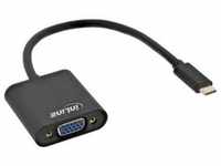 InLine® USB Display Konverter, USB-C Stecker zu VGA Buchse (DP Alt Mode),...
