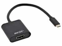 InLine® USB Display Konverter, USB-C Stecker zu HDMI Buchse (DP Alt Mode),...