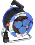 Brennenstuhl 1072210 Kabeltrommel 15.00m Schwarz Schutzkontakt-Stecker