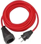 Verl&auml;ngerungskabel H05VV-F 3G1,5 Kabel-L.10m Ku.rot Brennenstuhl
