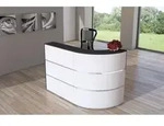 kerkmann Bogen-Theke Cento 1, (B)1.800 x (T)800 x (H)1.100mm