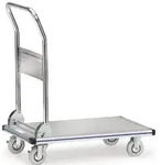 Plattformwagen Ladefl&auml;chen L740xB480mm Rundrohr Trgf.150kg FETRA