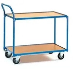 Fetra 2740 Tischwagen Stahl pulverbeschichtet Traglast (max.): 250kg Brillantblau