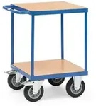 Fetra 2496 Tischwagen Stahl pulverbeschichtet Traglast (max.): 500kg Brillantblau