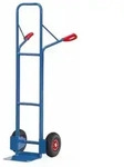 Fetra Stahlrohrkarre H&ouml;he 1600 mm, Schaufel 250x320mm Luftbereifung