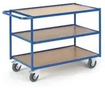 Rollcart Tischwagen mit 3 Etagen im Buchendekor 790x490mm