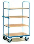 Fetra 8302 Etagenwagen Stahl pulverbeschichtet Traglast (max.): 500kg Brillantblau